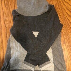 Christopher & Banks Gray, Black & White Sweater
